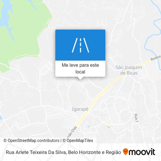 Rua Arlete Teixeira Da Silva mapa
