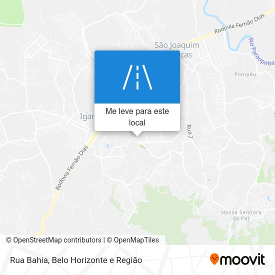 Rua Bahia mapa