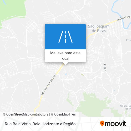 Rua Bela Vista mapa