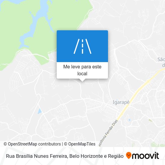 Rua Brasília Nunes Ferreira mapa