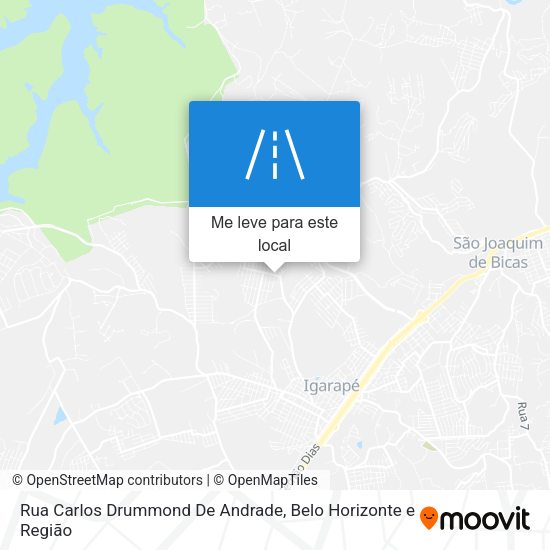 Rua Carlos Drummond De Andrade mapa