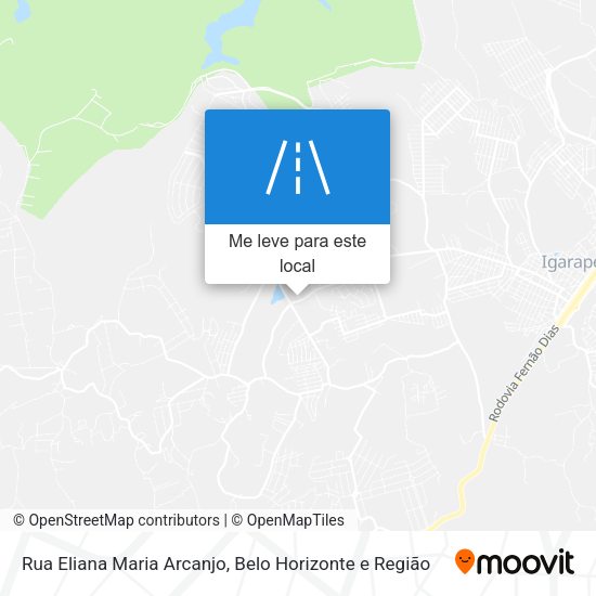 Rua Eliana Maria Arcanjo mapa