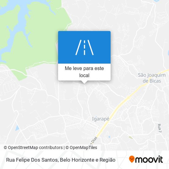 Rua Felipe Dos Santos mapa