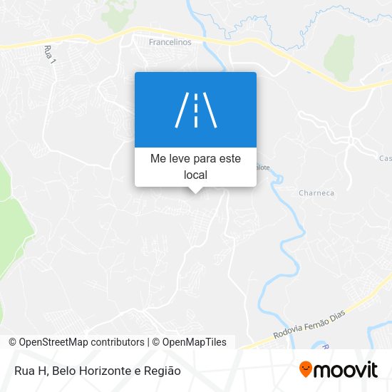 Rua H mapa