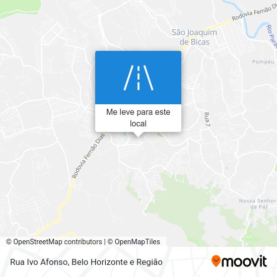 Rua Ivo Afonso mapa