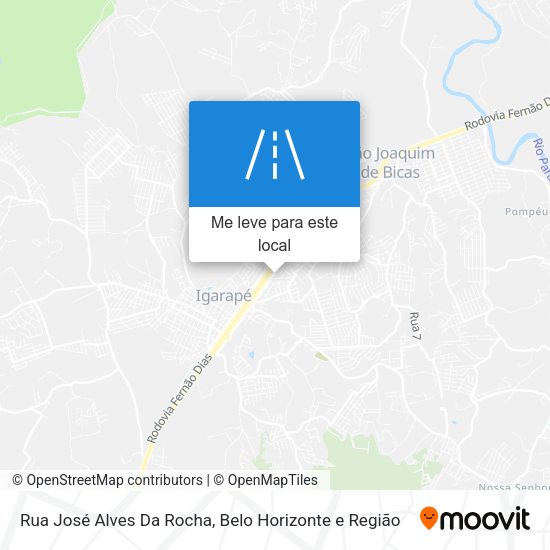 Rua José Alves Da Rocha mapa