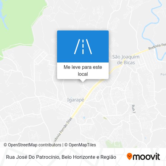 Rua José Do Patrocínio mapa