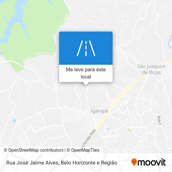 Rua José Jaime Alves mapa