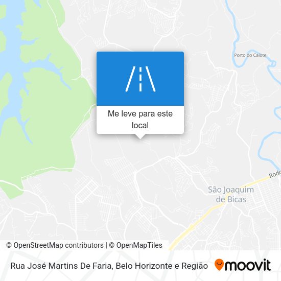 Rua José Martins De Faria mapa