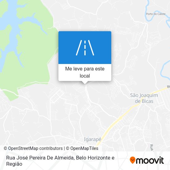 Rua José Pereira De Almeida mapa