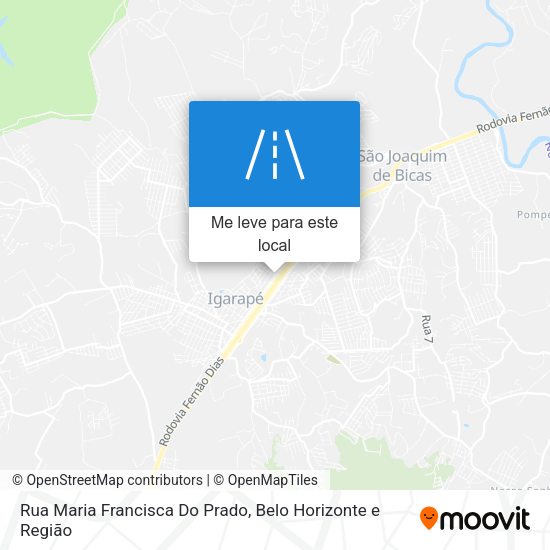 Rua Maria Francisca Do Prado mapa