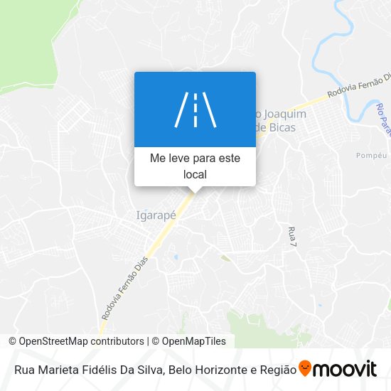 Rua Marieta Fidélis Da Silva mapa