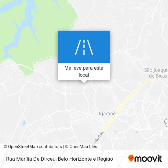 Rua Marília De Dirceu mapa
