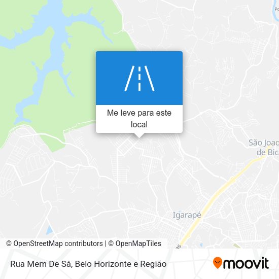 Rua Mem De Sá mapa