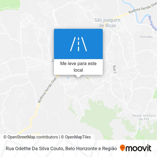 Rua Odethe Da Silva Couto mapa