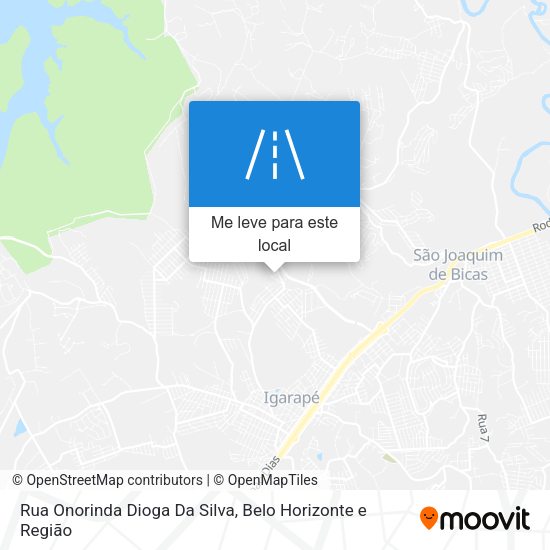 Rua Onorinda Dioga Da Silva mapa