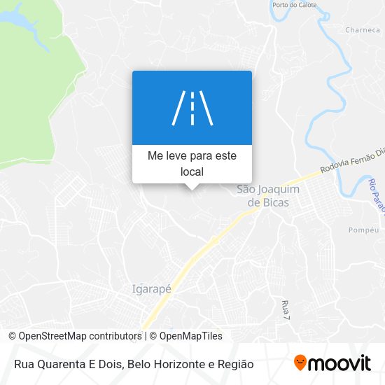 Rua Quarenta E Dois mapa