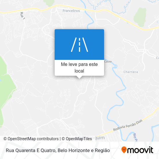 Rua Quarenta E Quatro mapa