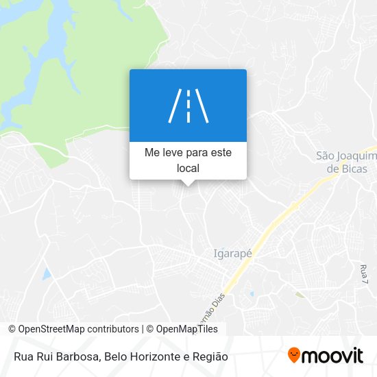 Rua Rui Barbosa mapa