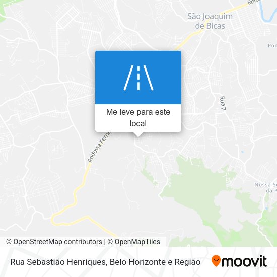 Rua Sebastião Henriques mapa