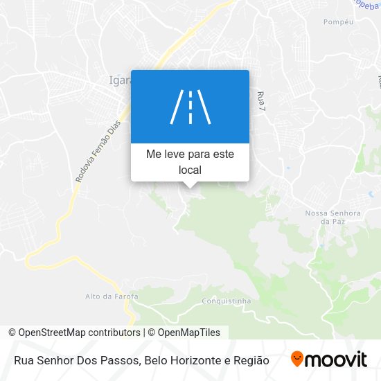 Rua Senhor Dos Passos mapa