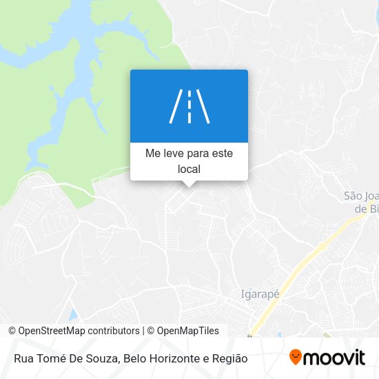 Rua Tomé De Souza mapa