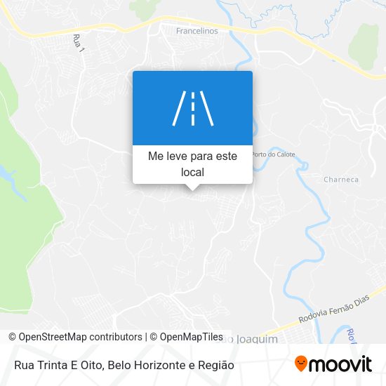 Rua Trinta E Oito mapa