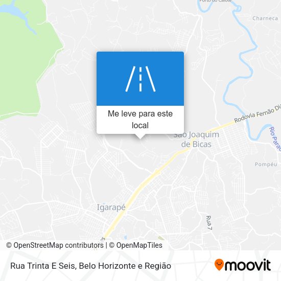 Rua Trinta E Seis mapa