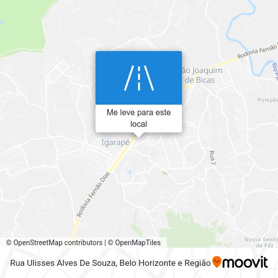 Rua Ulisses Alves De Souza mapa