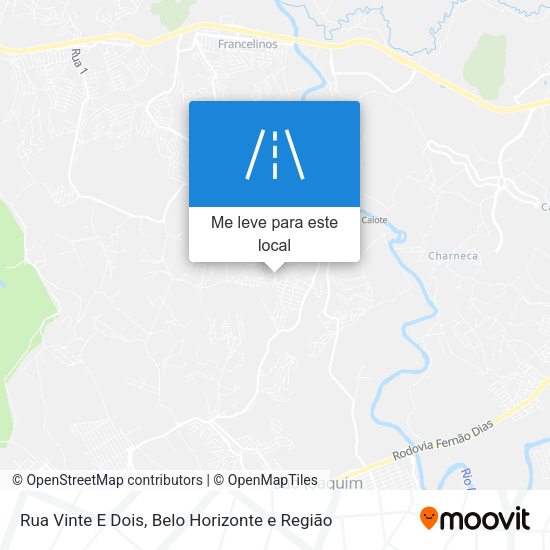 Rua Vinte E Dois mapa