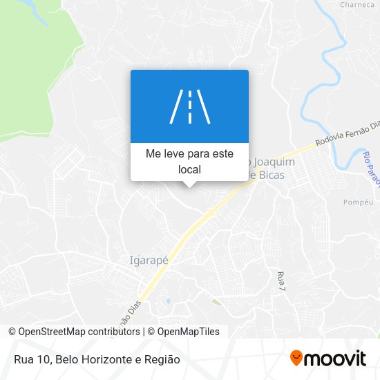 Rua 10 mapa