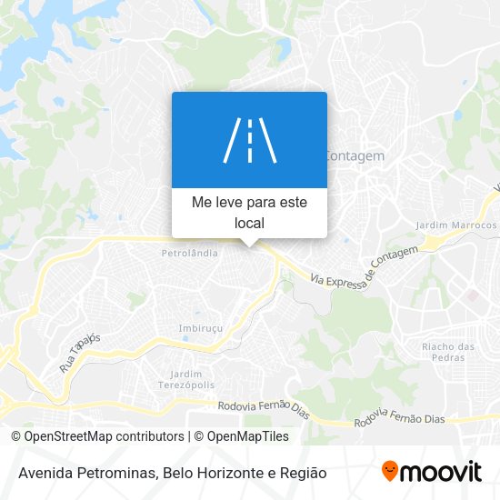 Avenida Petrominas mapa