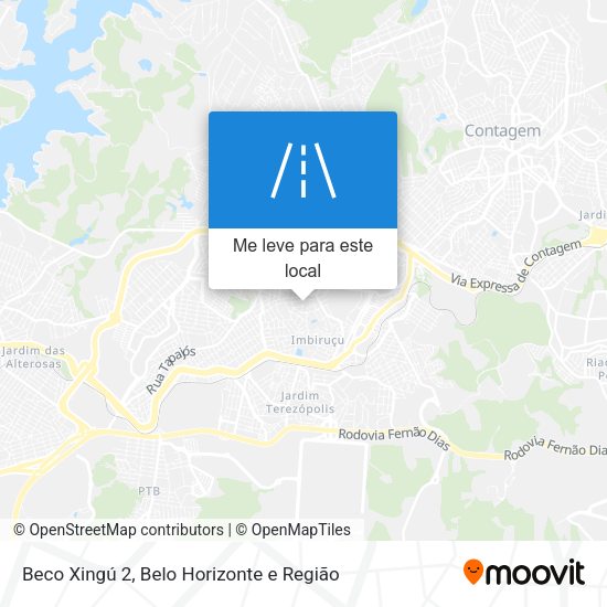 Beco Xingú 2 mapa
