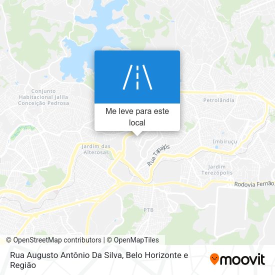Rua Augusto Antônio Da Silva mapa