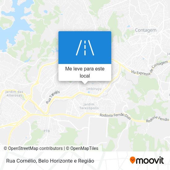 Rua Cornélio mapa