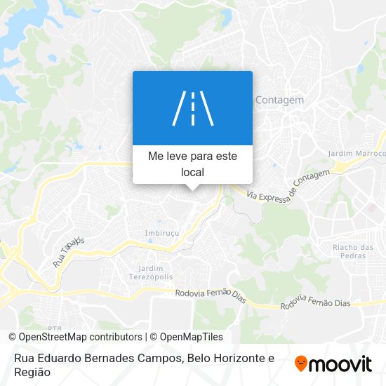Rua Eduardo Bernades Campos mapa