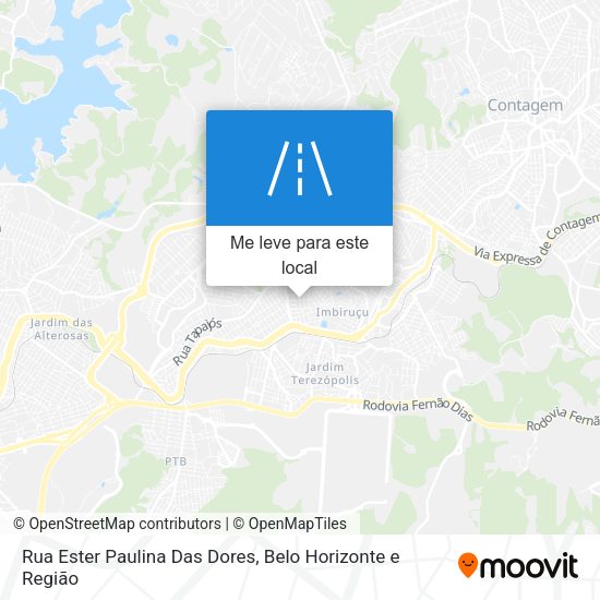 Rua Ester Paulina Das Dores mapa