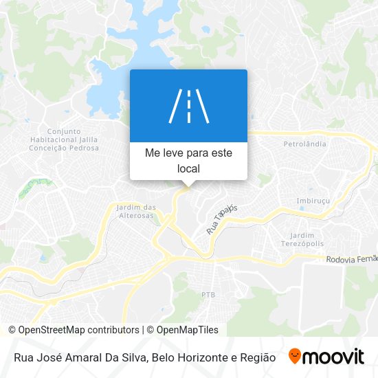 Rua José Amaral Da Silva mapa