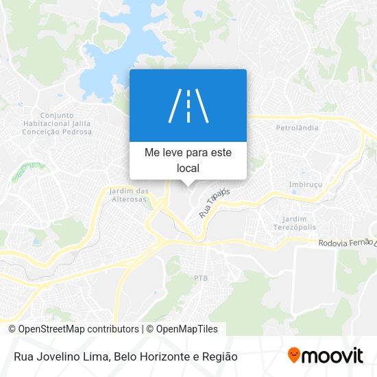 Rua Jovelino Lima mapa