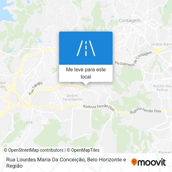 Rua Lourdes Maria Da Conceição mapa