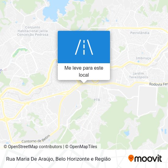 Rua Maria De Araújo mapa