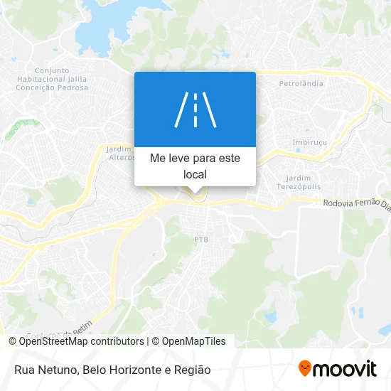 Rua Netuno mapa