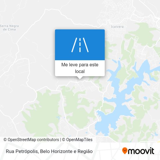 Rua Petrópolis mapa