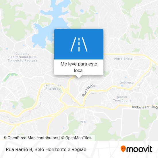 Rua Ramo B mapa