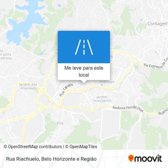 Rua Riachuelo mapa
