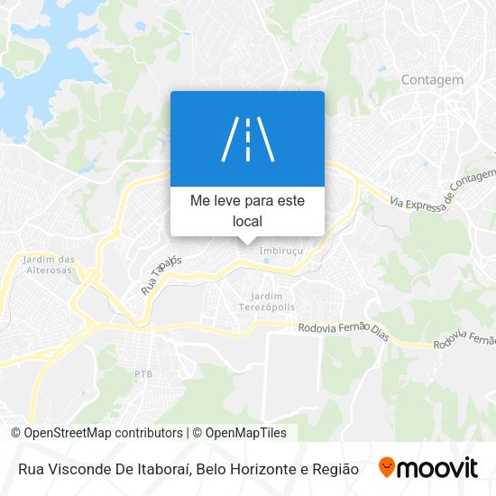 Rua Visconde De Itaboraí mapa