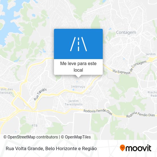 Rua Volta Grande mapa