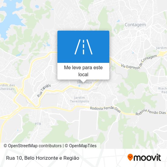 Rua 10 mapa