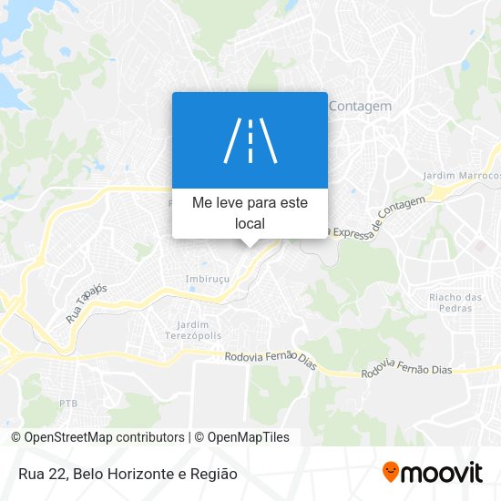 Rua 22 mapa