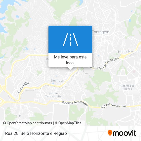 Rua 28 mapa